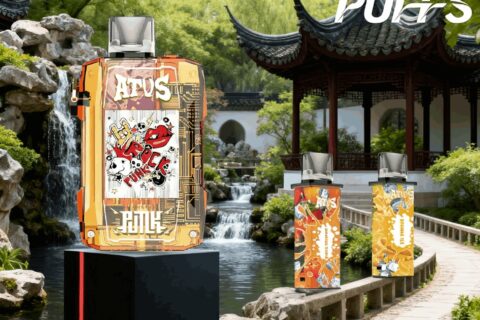 DE012 Einweg E-Zigarette 7000 Züge mit wiederaufladbar und einstellbarer Luftstrom ATVS Vape