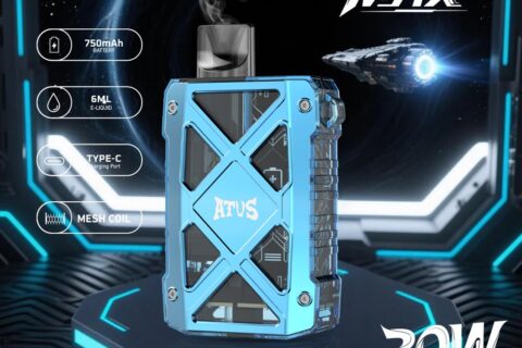 DE012 MAX Einweg E-Zigarette mit wiederaufladbar und einstellbarer Luftstrom ATVS Vape