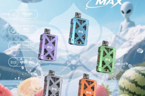 DE012 MAX Einweg E-Zigarette mit wiederaufladbar und einstellbarer Luftstrom ATVS Vape
