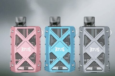 DE012 MAX Einweg E-Zigarette mit wiederaufladbar und einstellbarer Luftstrom ATVS Vape