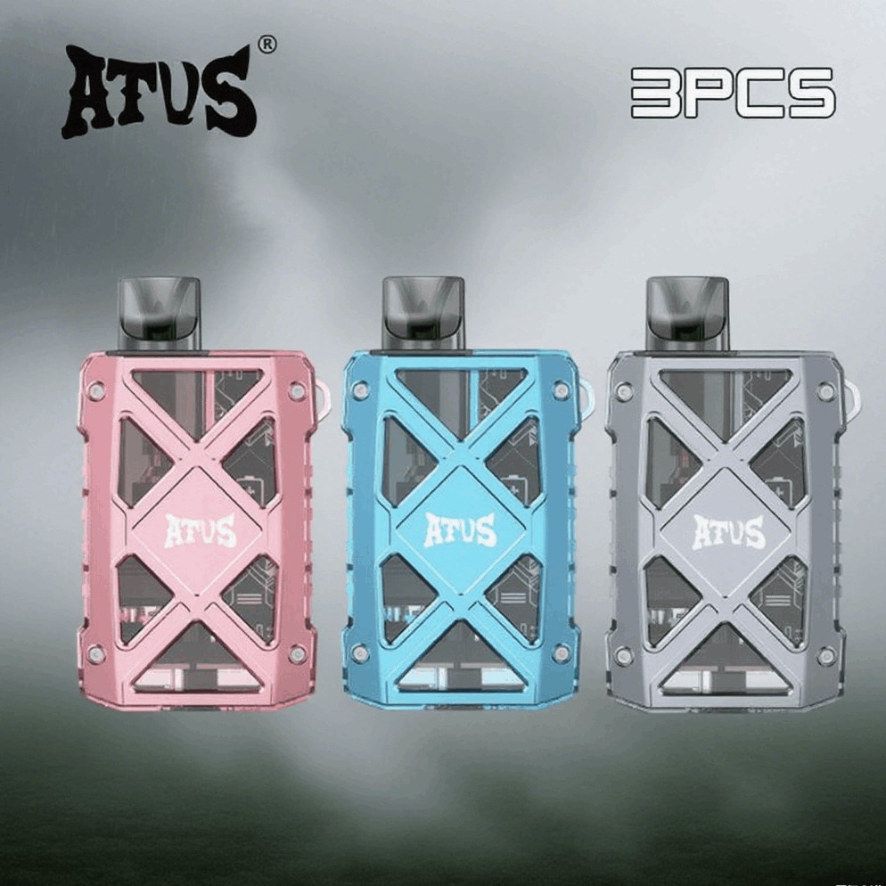 DE012 MAX Einweg E-Zigarette mit wiederaufladbar und einstellbarer Luftstrom ATVS Vape