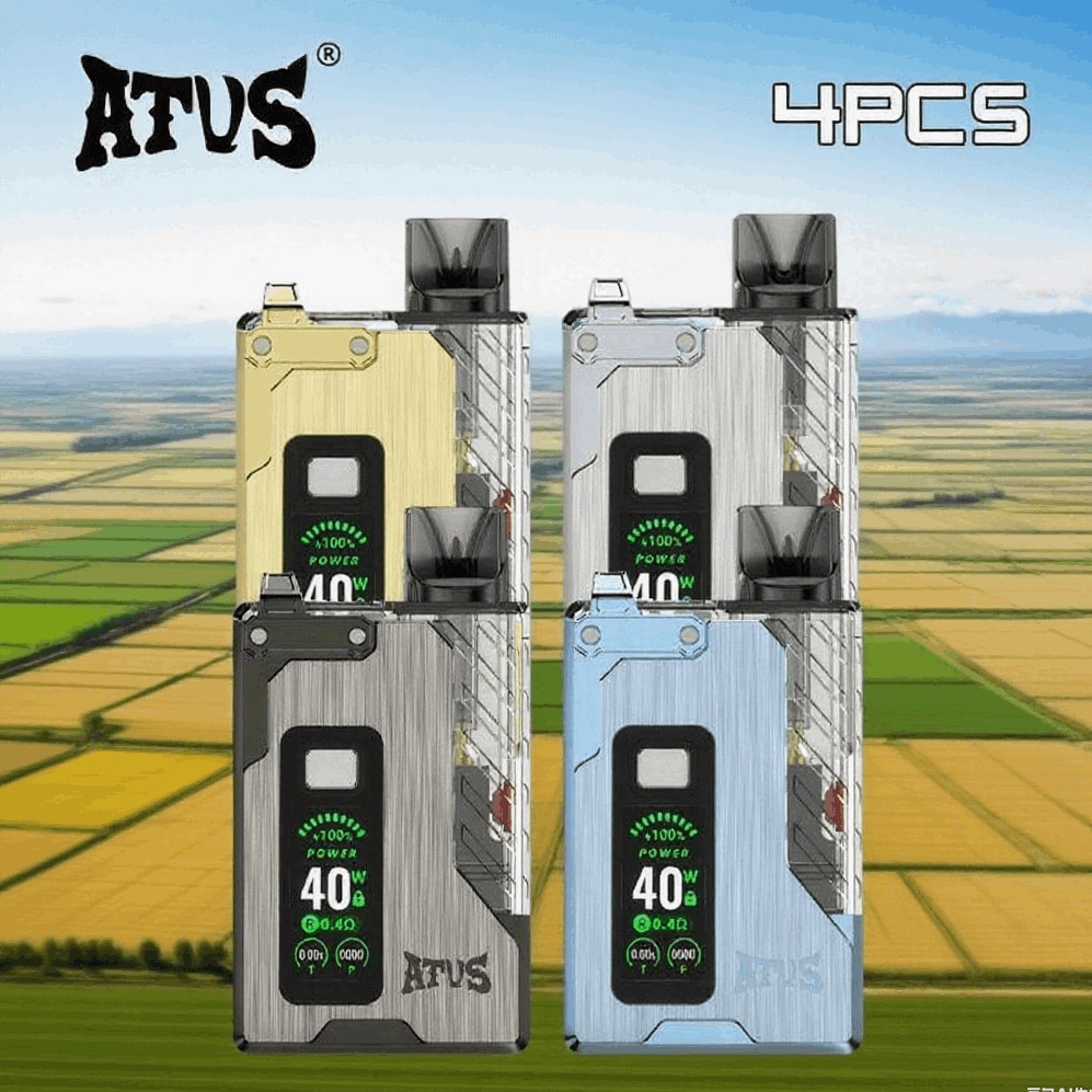 DE012 Pro Einweg E-Zigarette mit wiederaufladbar und einstellbarer Luftstrom ATVS Vape
