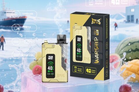 DE012 Pro Einweg E-Zigarette mit wiederaufladbar und einstellbarer Luftstrom ATVS Vape