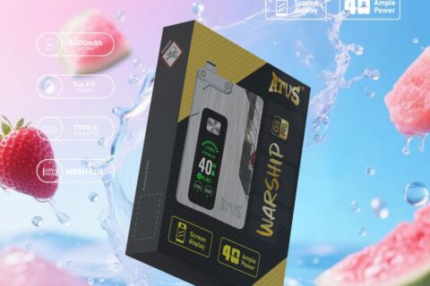 DE012 Pro Einweg E-Zigarette mit wiederaufladbar und einstellbarer Luftstrom ATVS Vape