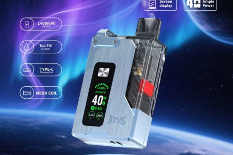 DE012 Pro Einweg E-Zigarette mit wiederaufladbar und einstellbarer Luftstrom ATVS Vape