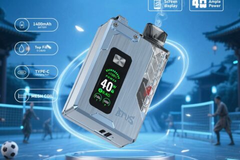 DE012 Pro Einweg E-Zigarette mit wiederaufladbar und einstellbarer Luftstrom ATVS Vape