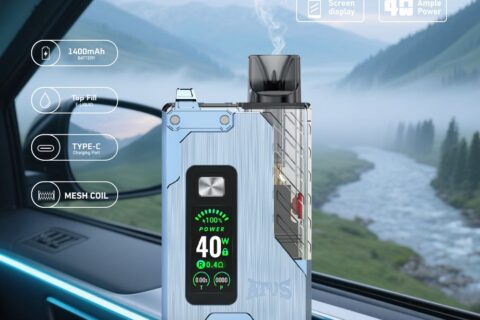 DE012 Pro Einweg E-Zigarette mit wiederaufladbar und einstellbarer Luftstrom ATVS Vape