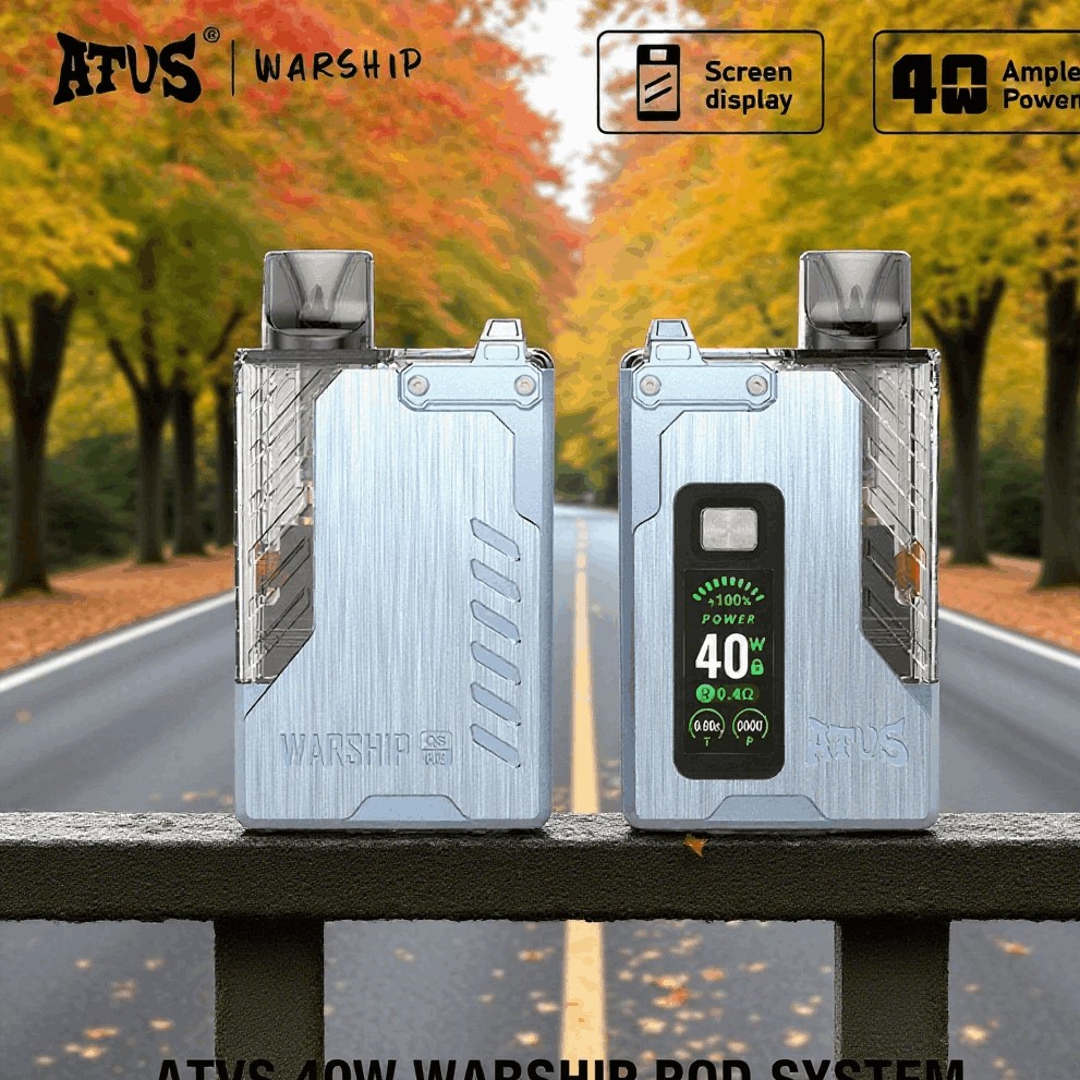 DE012 Pro Einweg E-Zigarette mit wiederaufladbar und einstellbarer Luftstrom ATVS Vape