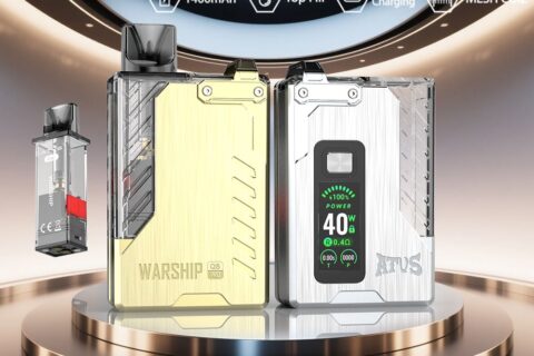 DE012 Pro Einweg E-Zigarette mit wiederaufladbar und einstellbarer Luftstrom ATVS Vape