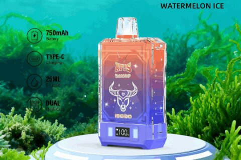 DE015 Einweg E-Zigaretten 18000 Züge mit LED-Anzeige wiederaufladbar und einstellbarer Luftstrom ATVS Vape E-Zigarette