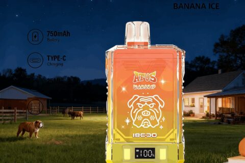 DE015 Einweg E-Zigaretten 18000 Züge mit LED-Anzeige wiederaufladbar und einstellbarer Luftstrom ATVS Vape E-Zigarette