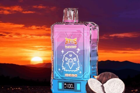 DE015 Einweg E-Zigaretten 18000 Züge mit LED-Anzeige wiederaufladbar und einstellbarer Luftstrom ATVS Vape E-Zigarette