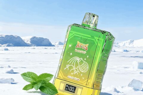 DE015 Einweg E-Zigaretten 18000 Züge mit LED-Anzeige wiederaufladbar und einstellbarer Luftstrom ATVS Vape E-Zigarette