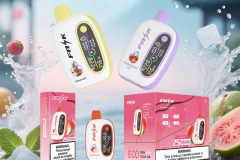 DE016 Einweg E-Zigarette 25000 Züge mit LED-Anzeige wiederaufladbar und einstellbarer Luftstrom ATVS Vape E-Zigaretten