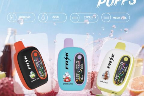 DE016 Einweg E-Zigarette 25000 Züge mit LED-Anzeige wiederaufladbar und einstellbarer Luftstrom ATVS Vape E-Zigaretten