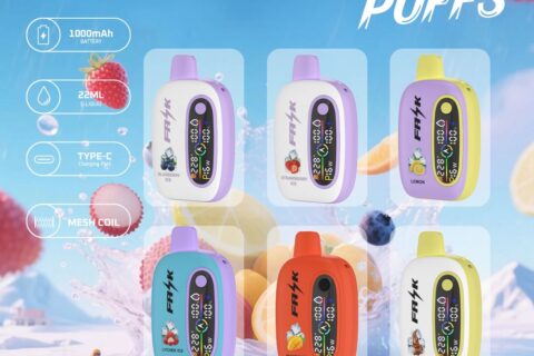 DE016 Einweg E-Zigarette 25000 Züge mit LED-Anzeige wiederaufladbar und einstellbarer Luftstrom ATVS Vape E-Zigaretten