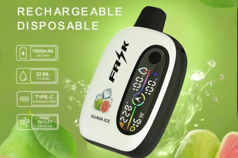 DE016 Einweg E-Zigarette 25000 Züge mit LED-Anzeige wiederaufladbar und einstellbarer Luftstrom ATVS Vape E-Zigaretten