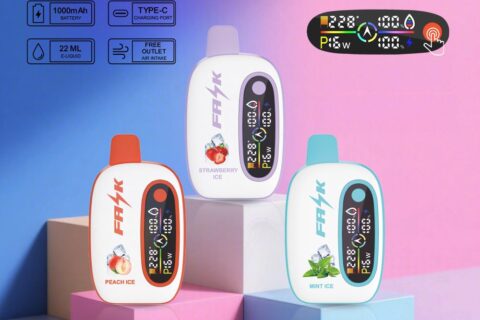 DE016 Einweg E-Zigarette 25000 Züge mit LED-Anzeige wiederaufladbar und einstellbarer Luftstrom ATVS Vape E-Zigaretten