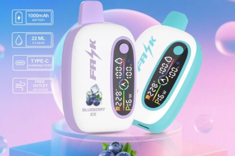 DE016 Einweg E-Zigarette 25000 Züge mit LED-Anzeige wiederaufladbar und einstellbarer Luftstrom ATVS Vape E-Zigaretten