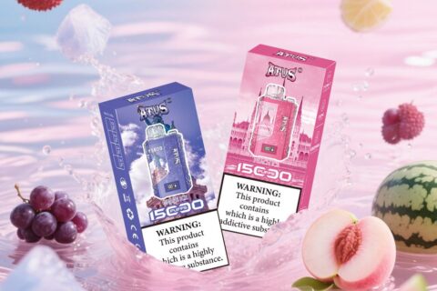 DE017 Einweg E-Zigaretten 15000 Züge mit LED-Anzeige wiederaufladbar und einstellbarer Luftstrom ATVS Vape E-Zigarette