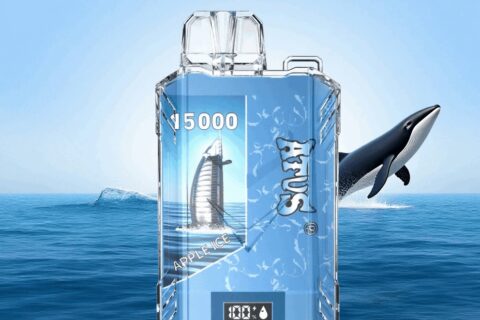 DE017 Einweg E-Zigaretten 15000 Züge mit LED-Anzeige wiederaufladbar und einstellbarer Luftstrom ATVS Vape E-Zigarette