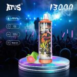 Einweg E-Zigarette 13000 Züge mit wiederaufladbarem ATVS ATUS 13K Puffs Einweg-Vape Großhandel Günstiger Preis Freies Schiff OEM ODM Dual Flavor Vape