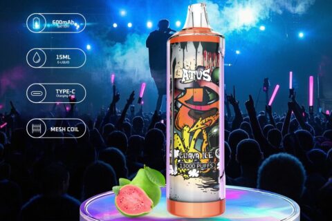 DE018 Einweg E-Zigarette 13000 Züge mit wiederaufladbarem ATVS Vape