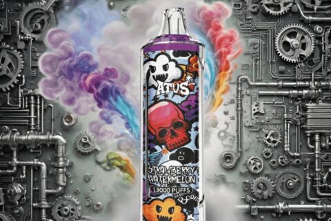 DE018 Einweg E-Zigarette 13000 Züge mit wiederaufladbarem ATVS Vape