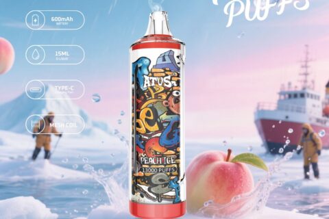 DE018 Einweg E-Zigarette 13000 Züge mit wiederaufladbarem ATVS Vape