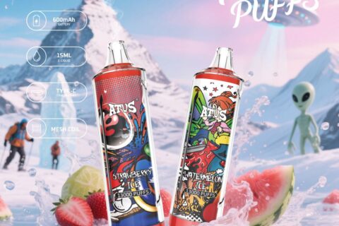 DE018 Einweg E-Zigarette 13000 Züge mit wiederaufladbarem ATVS Vape