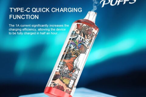 DE018 Einweg E-Zigarette 13000 Züge mit wiederaufladbarem ATVS Vape