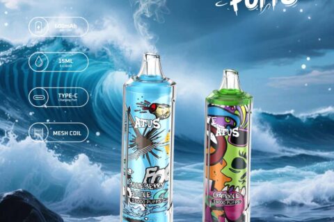 DE018 Einweg E-Zigarette 13000 Züge mit wiederaufladbarem ATVS Vape