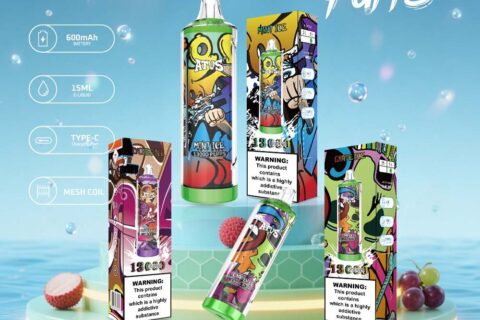 DE018 Einweg E-Zigarette 13000 Züge mit wiederaufladbarem ATVS Vape