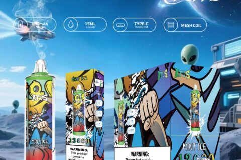 DE018 Einweg E-Zigarette 13000 Züge mit wiederaufladbarem ATVS Vape