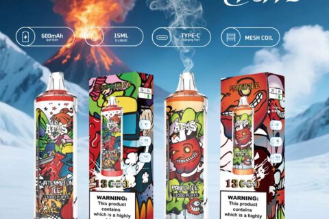 DE018 Einweg E-Zigarette 13000 Züge mit wiederaufladbarem ATVS Vape