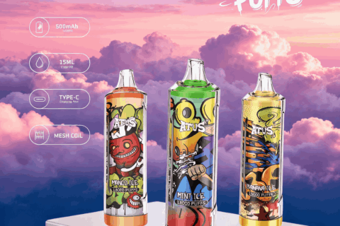 DE018 Einweg E-Zigarette 13000 Züge mit wiederaufladbarem ATVS Vape