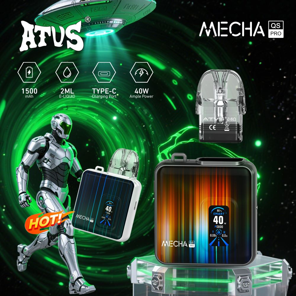 DE019 PRO MIC Vorgefüllter Pod Kit System Vorrichtung ATVS Vape