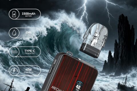 DE019 PRO MIC Vorgefüllter Pod Kit System Vorrichtung ATVS Vape