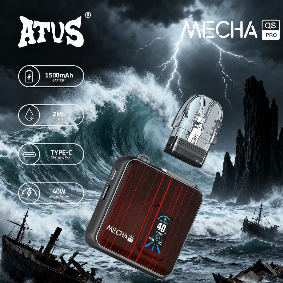 DE019 PRO MIC Vorgefüllter Pod Kit System Vorrichtung ATVS Vape