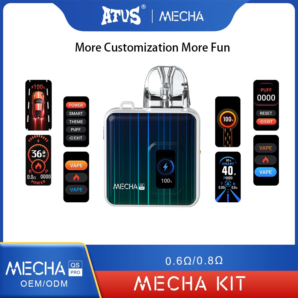 DE019 PRO MICVorgefüllter Pod Kit System Vorrichtung ATVS Vape