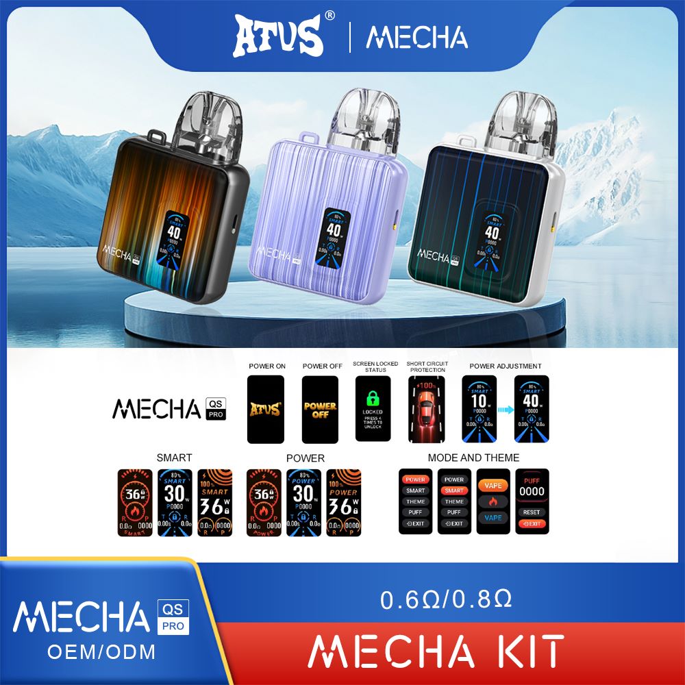 DE019 PRO MICVorgefüllter Pod Kit System Vorrichtung ATVS Vape