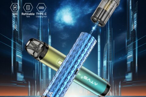 DE020 Vorgefüllter Pod Kit System Vorrichtung mit einstellbarer Luftstrom MTL RDL ATVS Vape