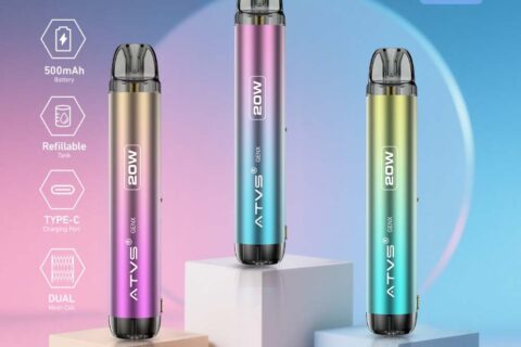 DE020 Vorgefüllter Pod Kit System Vorrichtung mit einstellbarer Luftstrom MTL RDL ATVS Vape