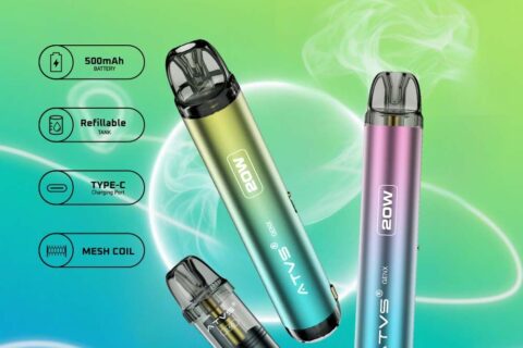DE020 Vorgefüllter Pod Kit System Vorrichtung mit einstellbarer Luftstrom MTL RDL ATVS Vape