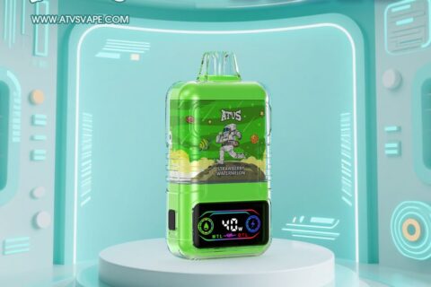 DE021 Einweg E-Zigarette 30000 Züge mit LED-Anzeige wiederaufladbar und einstellbarer Luftstrom MTL DTL ATVS