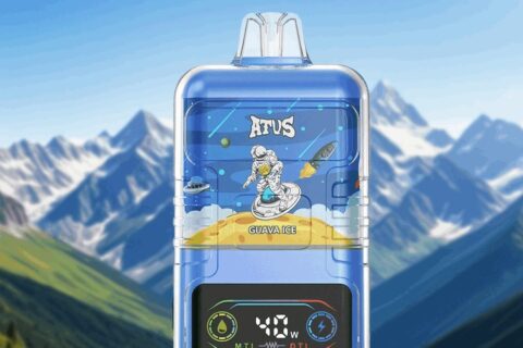 DE021 Einweg E-Zigarette 30000 Züge mit LED-Anzeige wiederaufladbar und einstellbarer Luftstrom MTL DTL ATVS