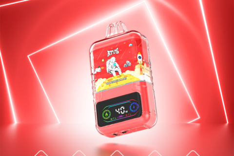 DE021 Einweg E-Zigarette 30000 Züge mit LED-Anzeige wiederaufladbar und einstellbarer Luftstrom MTL DTL ATVS