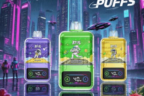 DE021 Einweg E-Zigarette 30000 Züge mit LED-Anzeige wiederaufladbar und einstellbarer Luftstrom MTL DTL ATVS