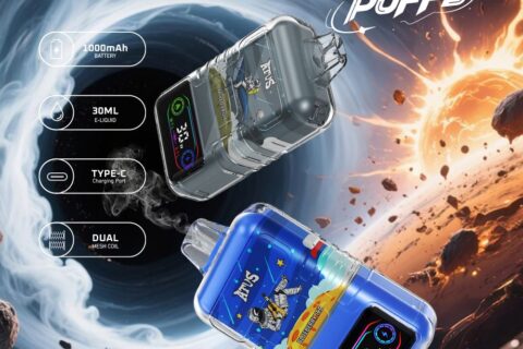 DE021 Einweg E-Zigarette 30000 Züge mit LED-Anzeige wiederaufladbar und einstellbarer Luftstrom MTL DTL ATVS