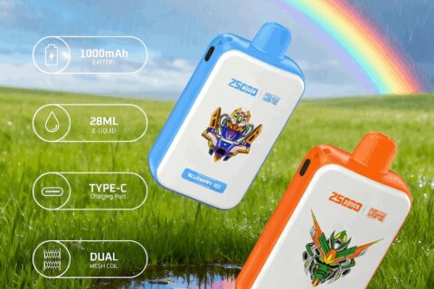 DE022 Einweg E-Zigarette 25000 Züge mit Vollbildschirm wiederaufladbar und einstellbarer Luftstrom ATVS Vape E-Zigaretten